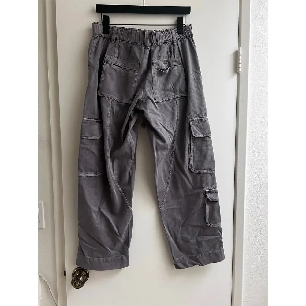 We the free Tahiti pull on cargo pants new grey small